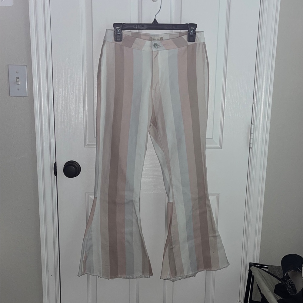 Alter’d State flare leg striped jeans